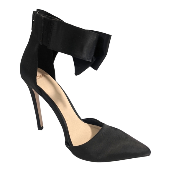 ASOS Black Satin Pumps, US 6 (UK 4) - Picture 2 of 9